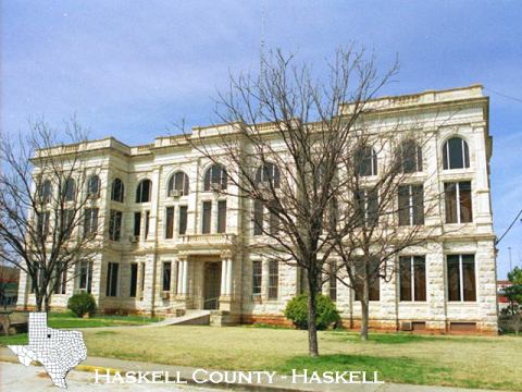 Haskell county Courthouse Haskell, Texas
