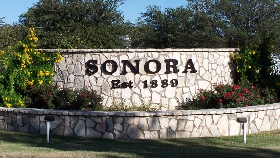 Sonora Texas City of Sonora Sign